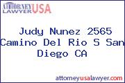 Judy Nunez 2565 Camino Del Rio S San Diego CA