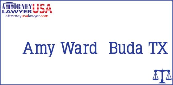 Telephone, Address and other contact data of Amy Ward, Buda, TX, USA