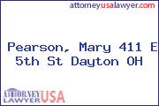 Pearson, Mary 411 E 5th St Dayton OH