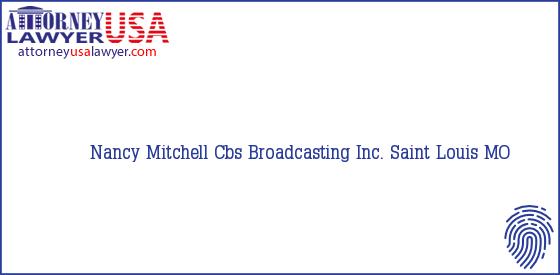 Telephone, Address and other contact data of Nancy Mitchell, Saint Louis, MO, USA