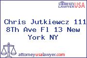 Chris Jutkiewcz 111 8Th Ave Fl 13 New York NY