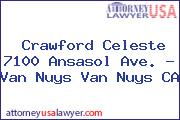 Crawford Celeste 7100 Ansasol Ave. - Van Nuys Van Nuys CA