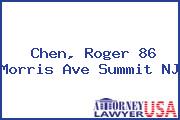 Chen, Roger 86 Morris Ave Summit NJ