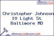 Christopher Johnson 10 Light St Baltimore MD