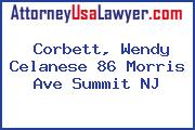 Corbett, Wendy Celanese 86 Morris Ave Summit NJ