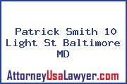 Patrick Smith 10 Light St Baltimore MD