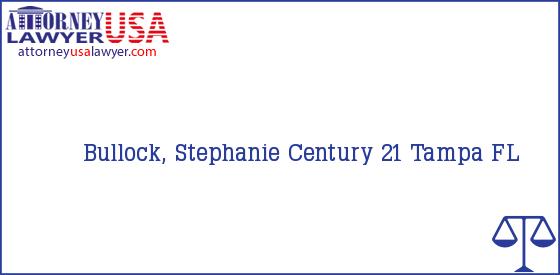 Telephone, Address and other contact data of Bullock, Stephanie, Tampa, FL, USA