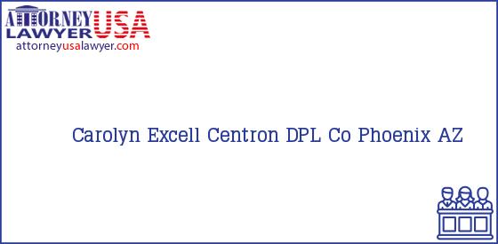 Telephone, Address and other contact data of Carolyn Excell, Phoenix, AZ, USA