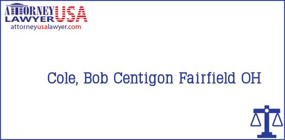 Telephone, Address and other contact data of Cole, Bob, Fairfield, OH, USA