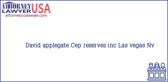 Telephone, Address and other contact data of David applegate, Las vegas, Nv, USA