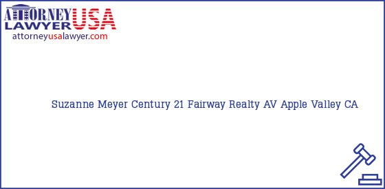 Telephone, Address and other contact data of Suzanne Meyer, Apple Valley, CA, USA