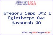 Gregory Sapp 302 E Oglethorpe Ave Savannah GA