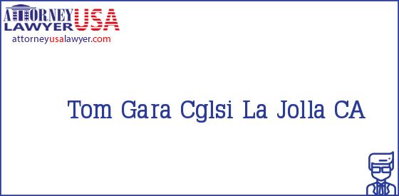 Telephone, Address and other contact data of Tom Gara, La Jolla, CA, USA