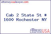 Cab 2 State St # 1600 Rochester NY