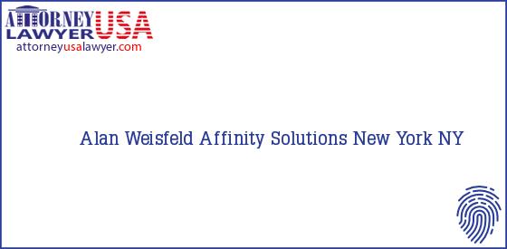 Telephone, Address and other contact data of Alan Weisfeld, New York, NY, USA