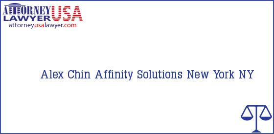 Telephone, Address and other contact data of Alex Chin, New York, NY, USA