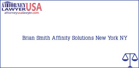 Telephone, Address and other contact data of Brian Smith, New York, NY, USA