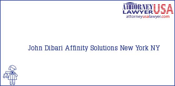 Telephone, Address and other contact data of John Dibari, New York, NY, USA