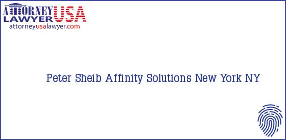 Telephone, Address and other contact data of Peter Sheib, New York, NY, USA