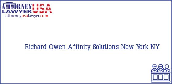 Telephone, Address and other contact data of Richard Owen, New York, NY, USA