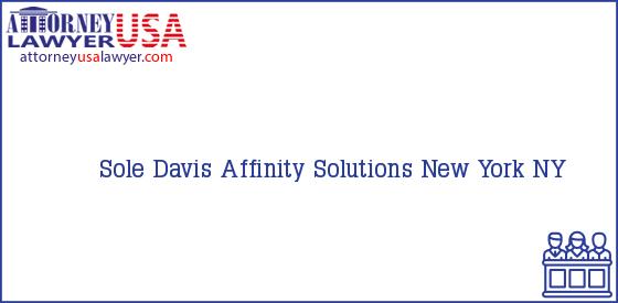 Telephone, Address and other contact data of Sole Davis, New York, NY, USA