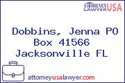 Dobbins, Jenna PO Box 41566 Jacksonville FL