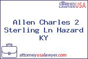 Allen Charles 2 Sterling Ln Hazard KY