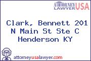 Clark, Bennett 201 N Main St Ste C Henderson KY