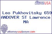Leo Pukhovitsky 659 ANDOVER ST Lawrence MA
