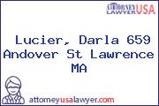 Lucier, Darla 659 Andover St Lawrence MA