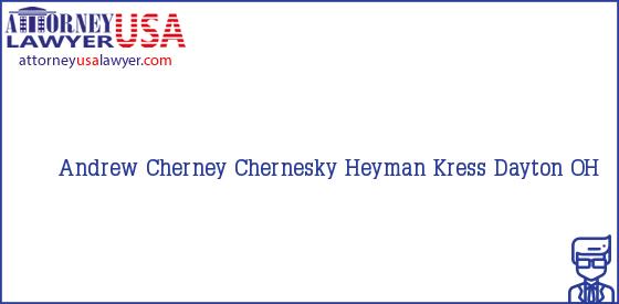 Telephone, Address and other contact data of Andrew Cherney, Dayton, OH, USA