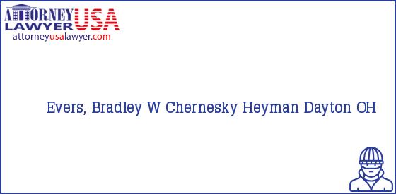 Telephone, Address and other contact data of Evers, Bradley W, Dayton, OH, USA