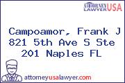 Campoamor, Frank J 821 5th Ave S Ste 201 Naples FL