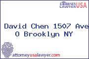 David Chen 1507 Ave O Brooklyn NY