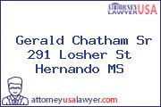 Gerald Chatham Sr 291 Losher St Hernando MS