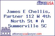James E Chellis, Partner 112 W 4th North St # A Summerville SC