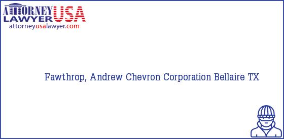 Telephone, Address and other contact data of Fawthrop, Andrew, Bellaire, TX, USA