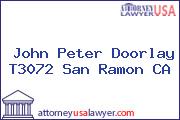 John Peter Doorlay T3072 San Ramon CA