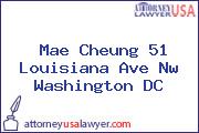 Mae Cheung 51 Louisiana Ave Nw Washington DC
