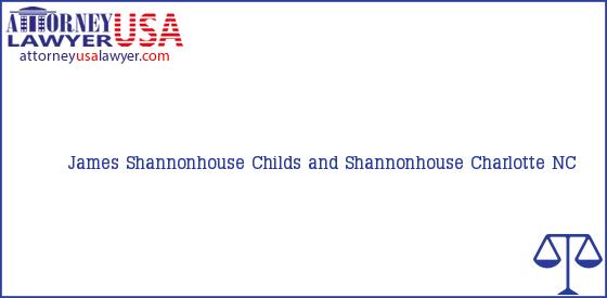 Telephone, Address and other contact data of James Shannonhouse, Charlotte, NC, USA