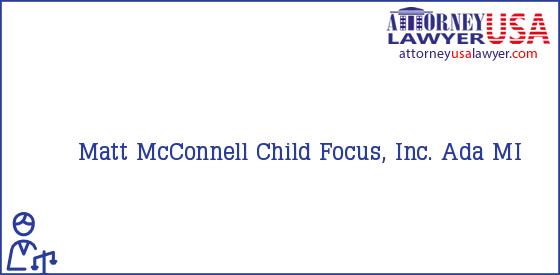 Telephone, Address and other contact data of Matt McConnell, Ada, MI, USA