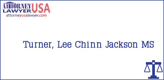 Telephone, Address and other contact data of Turner, Lee, Jackson, MS, USA