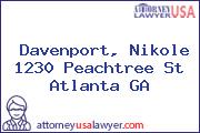 Davenport, Nikole 1230 Peachtree St Atlanta GA