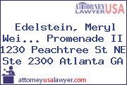 Edelstein, Meryl Wei... Promenade II 1230 Peachtree St NE Ste 2300 Atlanta GA