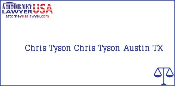 Telephone, Address and other contact data of Chris Tyson, Austin, TX, USA