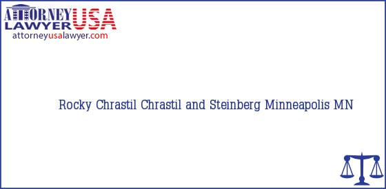 Telephone, Address and other contact data of Rocky Chrastil, Minneapolis, MN, USA
