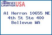 Al Herron 10655 NE 4th St Ste 400 Bellevue WA