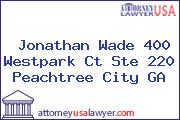 Jonathan Wade 400 Westpark Ct Ste 220 Peachtree City GA