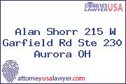 Alan Shorr 215 W Garfield Rd Ste 230 Aurora OH