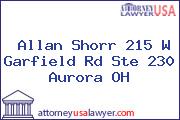 Allan Shorr 215 W Garfield Rd Ste 230 Aurora OH